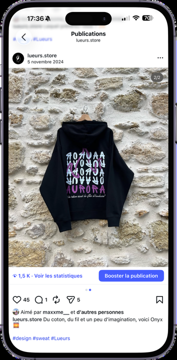 Projet Lueurs Store