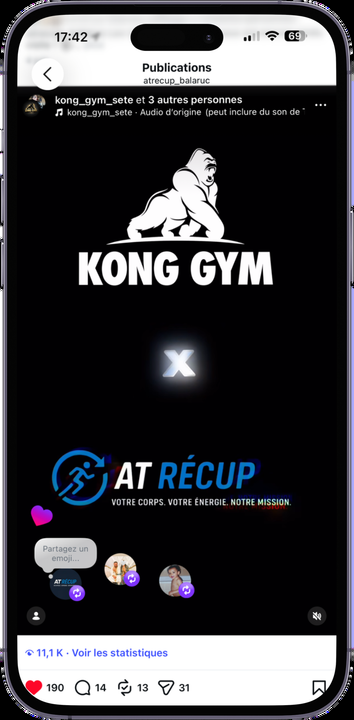 Projet AT Récup x Kong Gym